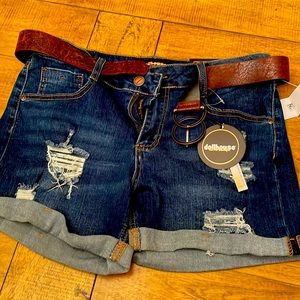 Dollhouse Dylan Denim Shorts NWT
